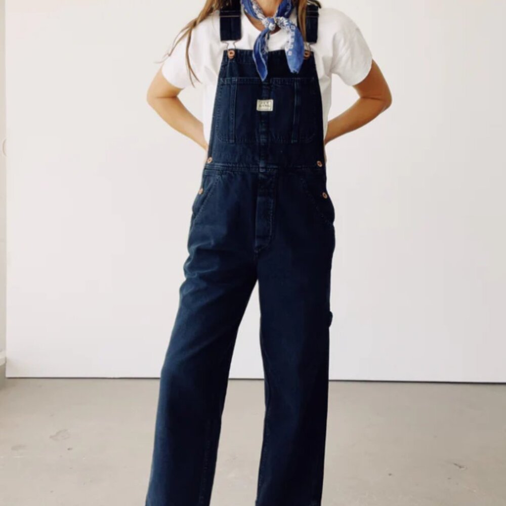 Hey Gang Miner Overalls - Black Size 1